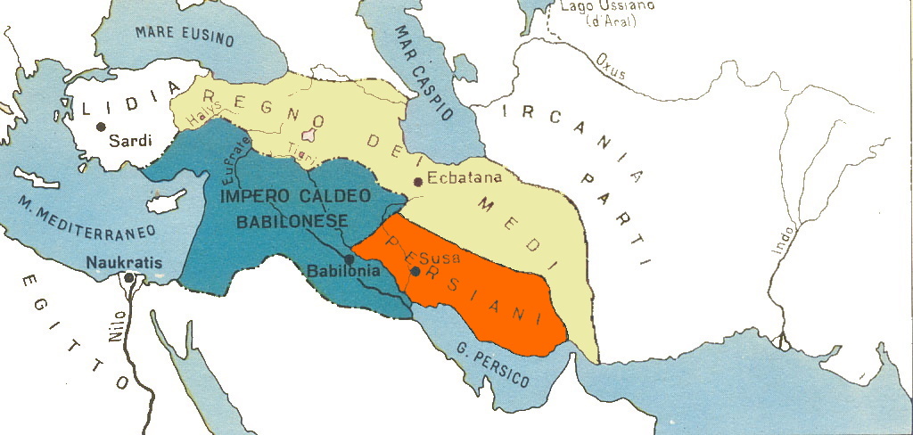 La Media e la Persia attorno al 1600 a.C.